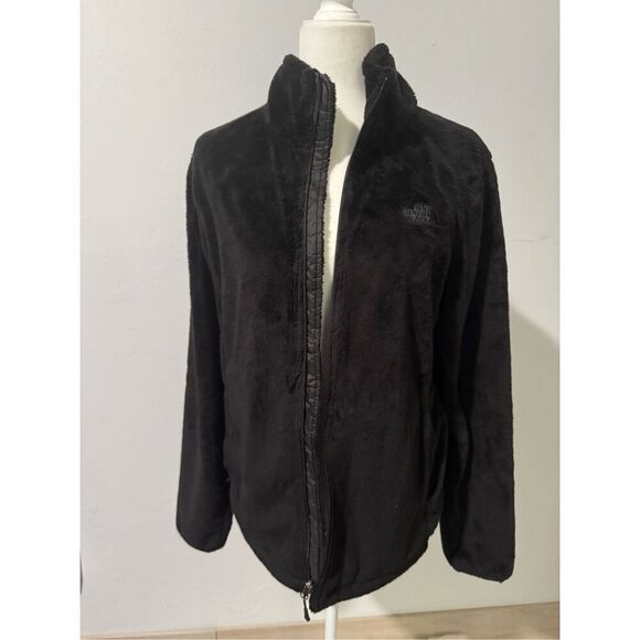 The North Face black Osito zipper front soft jacket L - Picture 11 of 11
